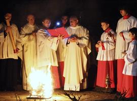 Velikonoce 2012: Bílá sobota, velikonoční vigilie